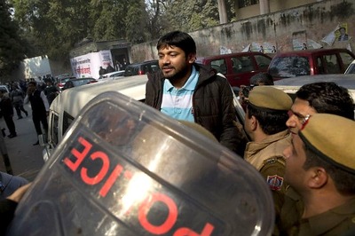 Kanhaiya Kumar released on bail after two weeks in Tihar Jail, taken to JNU