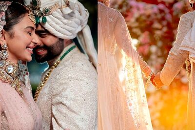 Rakul Preet Singh and Jackky Bhagnani Hold Hands In New Photos From Their 'Fairytale Wedding'