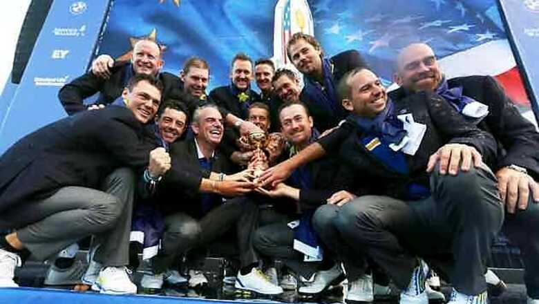 Golf: Europe win to retain Ryder Cup