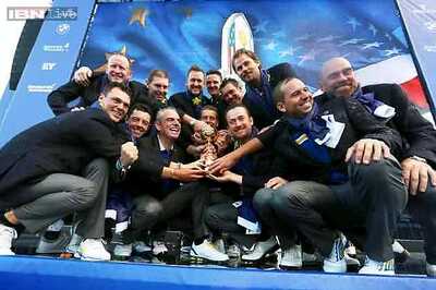 Golf: Europe win to retain Ryder Cup