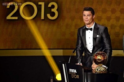 Ronaldo beats Messi and Ribery to win the FIFA Ballon d'Or