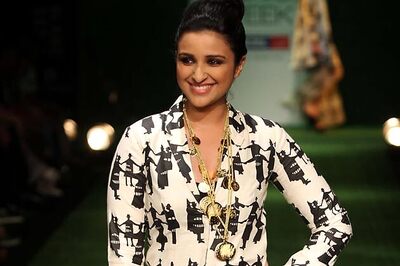 Snapshot: Parineeti Chopra walks the ramp for Masaba Gupta at LFW