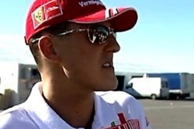 Look who's here to give driving lessons! It's Schumi