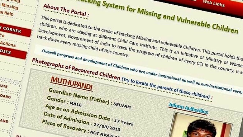 New website to track Delhi's missing children