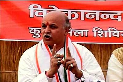 Togadia slams Modi over 'toilet first, temple later' remark
