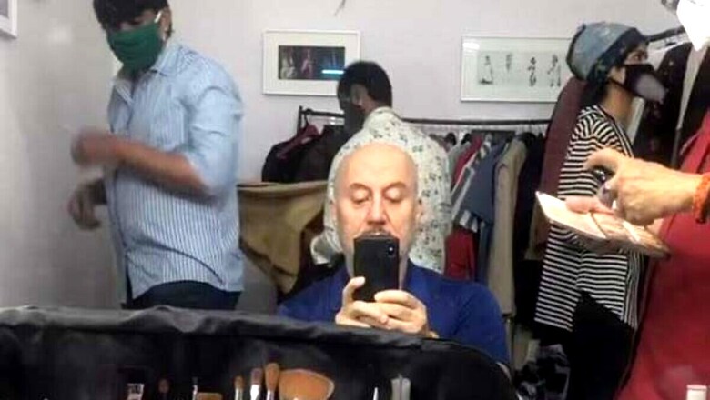 Anupam Kher on Resuming Shooting, Says It Is Nice to Be Back
