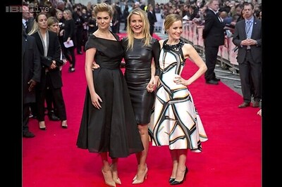 Cameron Diaz, Kate Upton and Leslie Mann at 'The Other Woman' premiere
