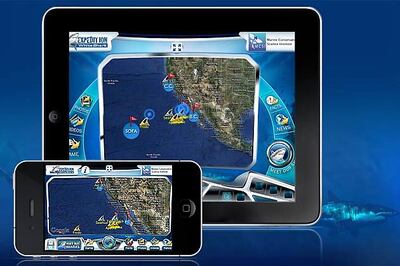 New iPhone app lets users follow roaming great white sharks