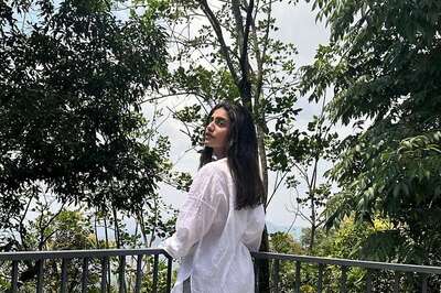 Priya Prakash Varrier’s Oversized White Shirt And Denim Shorts Is The Perfect Lazy Girl Outfit