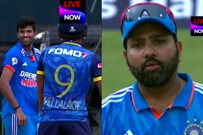 'What? You Tell Me!': Rohit Sharma's Animated Chat With Washington Sundar Goes Viral