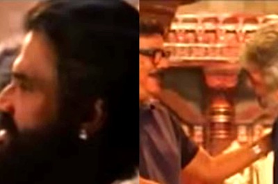 Ajith Surprises Marakkar Cast, Meets Mohanlal, Suniel Shetty and Priyadarshan