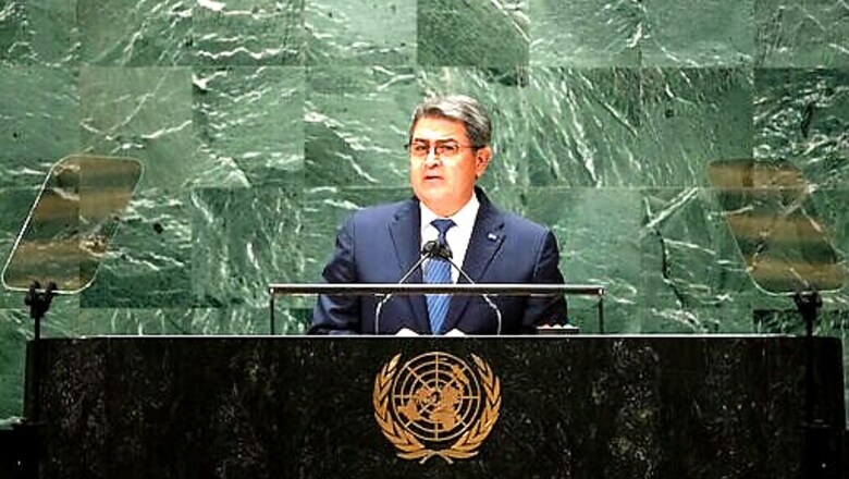 Honduras' President At U.N. Denies Ties To Drug Trafficking