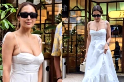 Malaika Arora Is Effortlessly Stylish In White Summer Maxi Dress