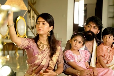 A Sneak Peek Into Yash And Radhika Pandit’s Varamahalakshmi Puja With Kids