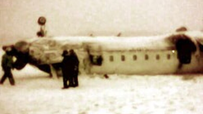 Airbus A-310 crashes in Moscow