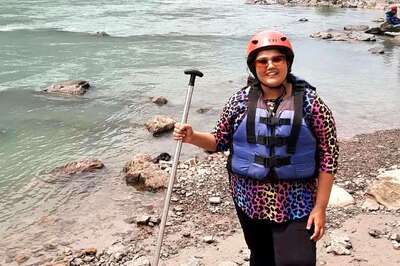 Marathi Actress Akshaya Naik Shares Rafting Photo From Her Vacation in Rishikesh