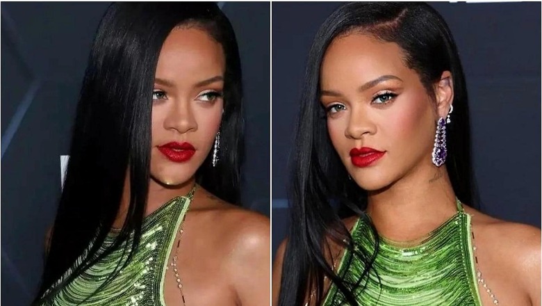 Rihanna Flaunts Baby Bump With A$AP by Her Side at Fenty Beauty, Fenty Skin Photocall