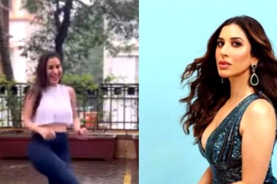 Sophie Choudry Enjoys Mumbai Rains by Dancing to ‘Ek Pardesi’; Gets A Surprise Hug; Watch