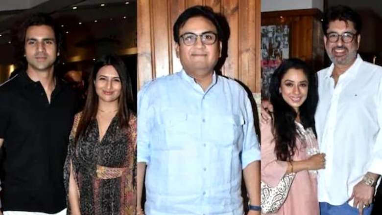 Dilip Joshi To Divyanka Tripathi: TV Stars Gather At Mumbai Theatre To Watch A Play