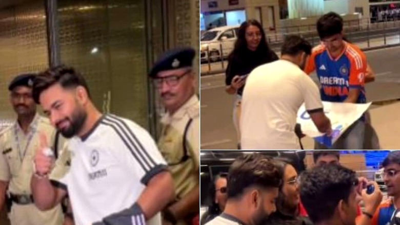 'Bhai Jeet Ke Aana': Rishabh Pant's Heartwarming Gesture to Paparazzi, Fans at Airport as Team India Leaves for T20 WC - WATCH