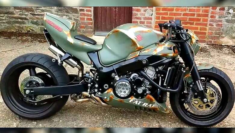 This Modified Suzuki Hayabusa Called 'Fat Rat' Looks Straight Out of a Sci-Fi Movie