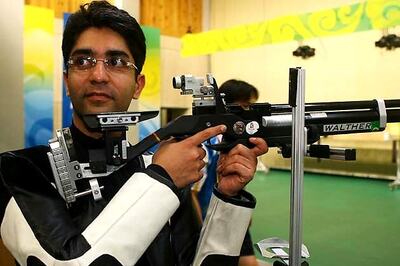 Abhinav Bindra wins two gold medals in Inter Shoot Tri series Shooting