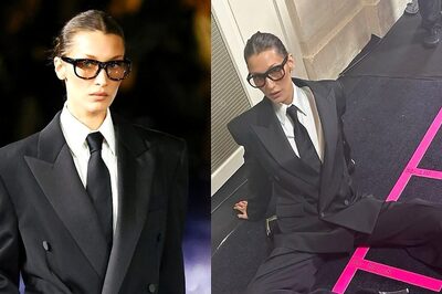 Bella Hadid, In Yves Saint Laurent Suit, Makes Stunning Comeback After 2-Year Hiatus