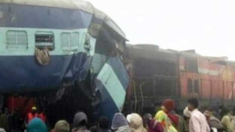 Trains collide near UP town, three killed