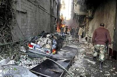 Syria: Car bombs kill 34 in pro-Assad Damascus suburb