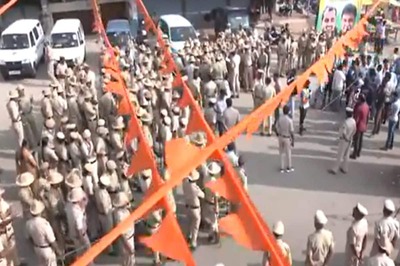 Hanuman Flag Removal: BJP Slams Congress Govt For Being 'Anti-Hindu' in Karnataka; Security Tightened