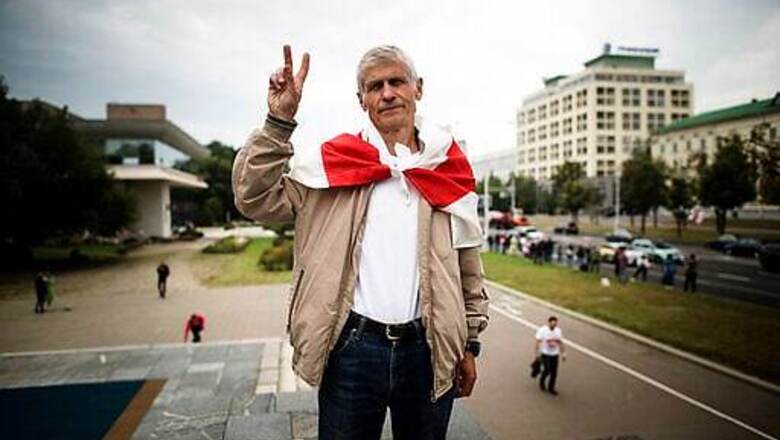 AP PHOTOS: In Belarus, Protesters Show Pride, Worry, Empathy