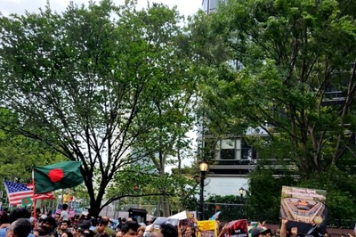 Protest Outside UN HQ Over Attacks On Hindus In Bangladesh, Congressman Krishnamoorthi Seeks Action