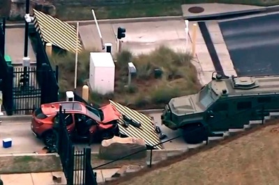 Watch: Driver Rams Vehicle Into Front Gate Of FBI Office In Atlanta