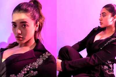 Actress Ketika Sharma Looks Red Carpet-ready In Her All-Black Ensemble