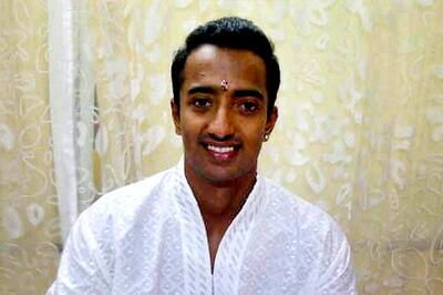 Ankeet Chavan snapped during his haldi ceremony