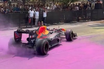 Rs 2 Crore Car Catches Fire in Red Bull F1 Showrun Event in Mumbai