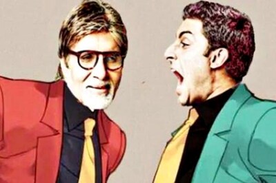 Amitabh Bachchan Shares Fan Art Featuring Him and Abhishek; Encourages Artist