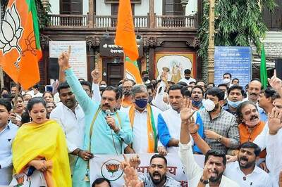 Maharashtra BJP Workers Stage Protests for Reopening of Temples