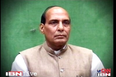 Riots took place during Cong rule too: Rajnath to Muslims