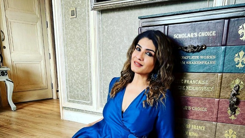 Raveena Tandon Is Blazing Blues on Instagram With Her Gorgeous Dress