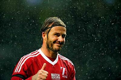 David Beckham picked soccer over girls while growing up