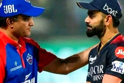 Virat Kohli Generously Shakes Hands with Sourav Ganguly After DC Thrash RCB by 7 Wickets