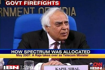 Sibal blames A Raja, NDA for 2G spectrum scam
