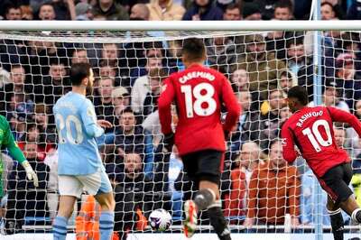 Watch: Marcus Rashford Lights up Manchester Derby With a Sensational 25-yard Screamer