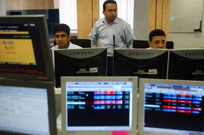 Sensex falls over 350 points after hitting record highs