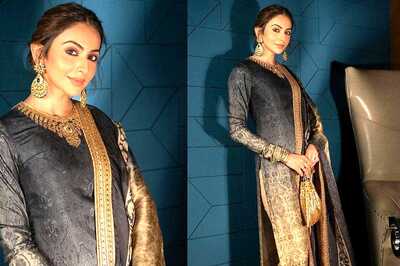 Rakul Preet Singh Takes A Vintage Route For Heeramandi Screening; See Latest Pictures