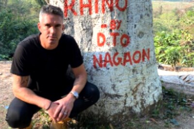 British Cricketer Kevin Pietersen in Assam for Wildlife Documentary Shoot