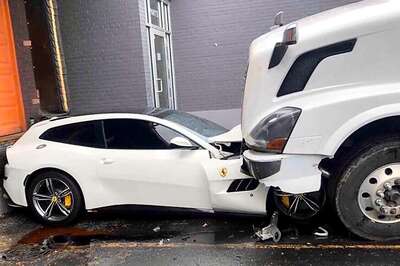 Employee Crushes Boss' Ferrari GT4 Lusso With a Truck After Getting Fired for Bad Behaviour