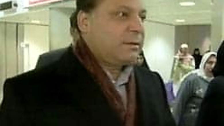 Happy homecoming for Sharif, set to file nominations