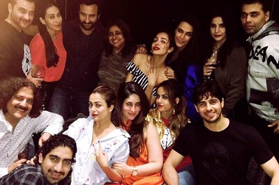 Kareena Kapoor, Alia Bhatt, Siddharth Malhotra Party With Karan Johar